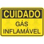 Cuidado - gás inflamável